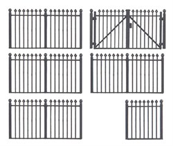 180958 Забор железный 200мм - фото 13345