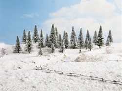 26828 Деревья Ели в снегу 5-14см (25шт) - фото 13462