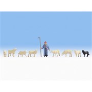 15748 Пастух, собака, овцы