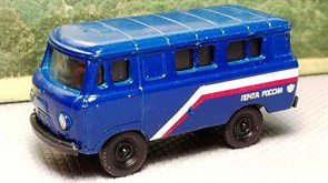 RUSAM-UAZ-452-00-777 УАЗ-452 «ПОЧТА РОССИИ», 1:87, 2002, Россия