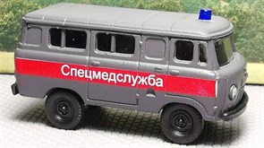 RUSAM-UAZ-452-35-525 УАЗ-452 «СПЕЦМЕДСЛУЖБА», 1:87, 1965, СССР